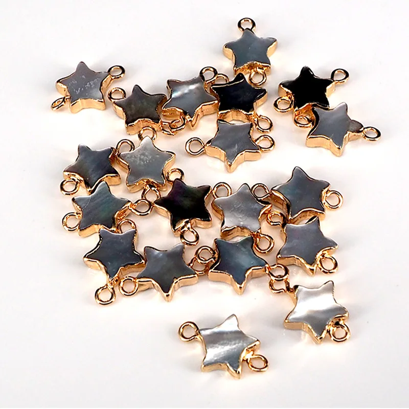 Natural Pearl Mother Shell Five-pointed Gilt Gold Double Head Clasp Pendant Hand Bracelet Earrings Hairpin Shell
Natural Pearl Mother Shell Five-pointed Gilt Gold Double Head Clasp Pendant Hand Bracelet Earrings Hairpin Shell