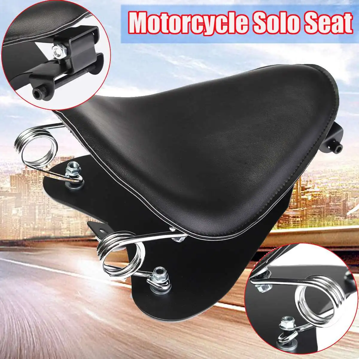 2 inch PU leather+neoprene foam Motorcycle Solo Seat Torsion Spring Bracket Base For Honda
2 inch PU leather+neoprene foam Motorcycle Solo Seat Torsion Spring Bracket Base For Honda