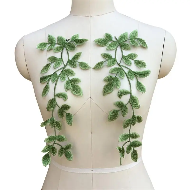 2PCS Green Embroidery Lace On Flower DIY Flower Stickers Craft Materials Home Decor Wedding Dress Curtain Lace
2PCS Green Embroidery Lace On Flower DIY Flower Stickers Craft Materials Home Decor Wedding Dress Curtain Lace