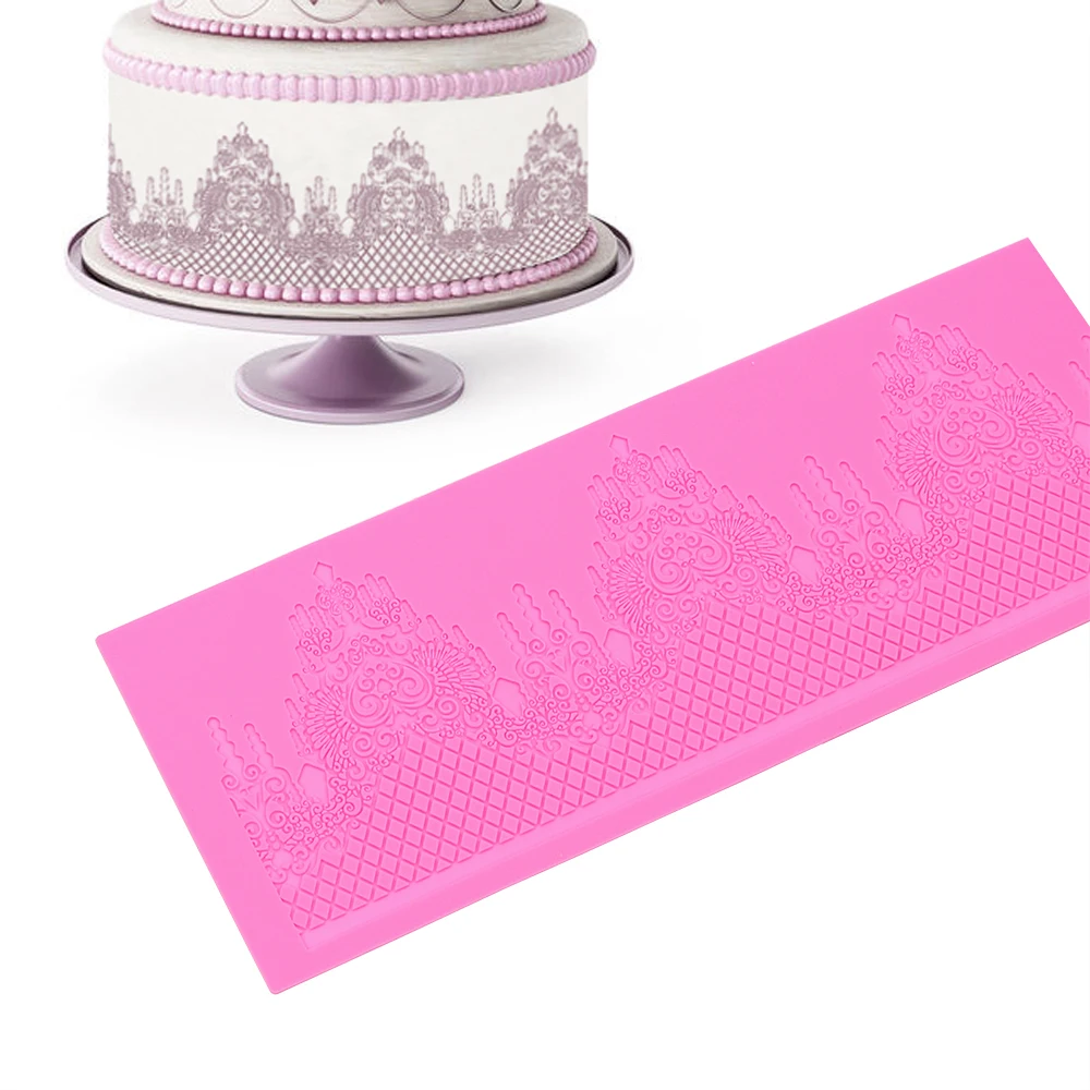 Lace Mold Fondant Cake Bakeware Cake Decorating Tools Silicone Cake Lace Mat Border Decoration
Lace Mold Fondant Cake Bakeware Cake Decorating Tools Silicone Cake Lace Mat Border Decoration