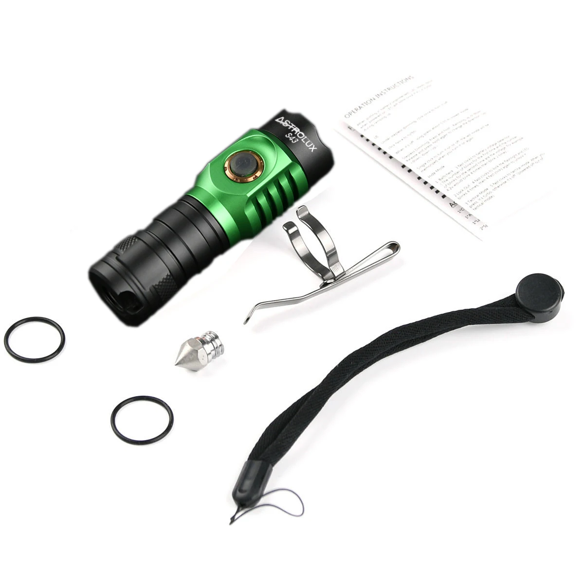 Astrolux S43 Flashlight 18350 Version Stepless Dimming EDC Flashlight LED Torch Tent Light Tactical Hammer Portable Lighting
Astrolux S43 Flashlight 18350 Version Stepless Dimming EDC Flashlight LED Torch Tent Light Tactical Hammer Portable Lighting