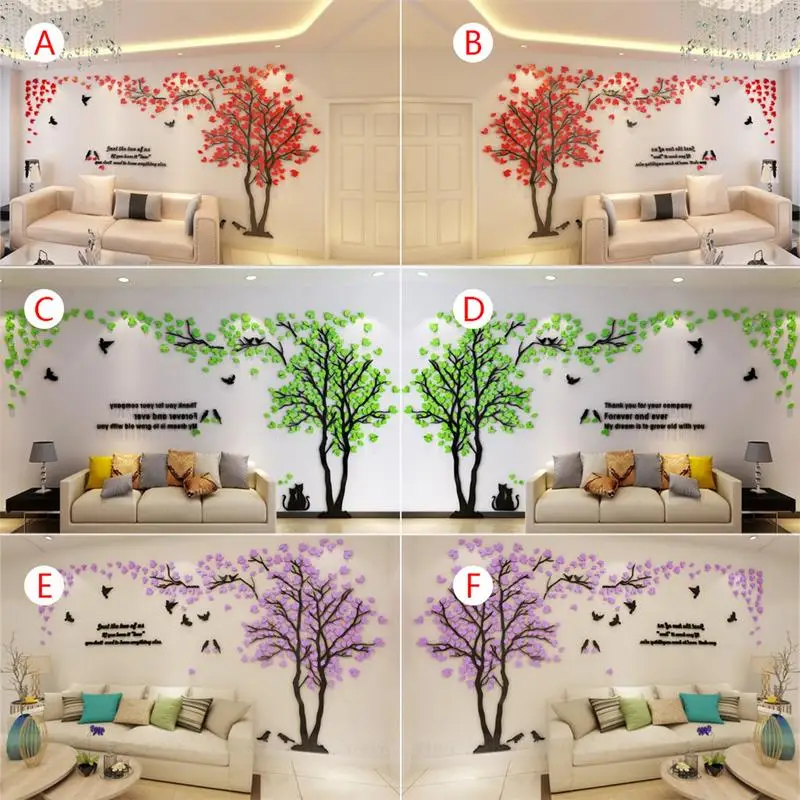 3D Tree Pattern Wall Stickers Acrylic Wall Decals for Bedroom Sofa TV Background Living Room Home Decoration Mirror Stickers
3D Tree Pattern Wall Stickers Acrylic Wall Decals for Bedroom Sofa TV Background Living Room Home Decoration Mirror Stickers