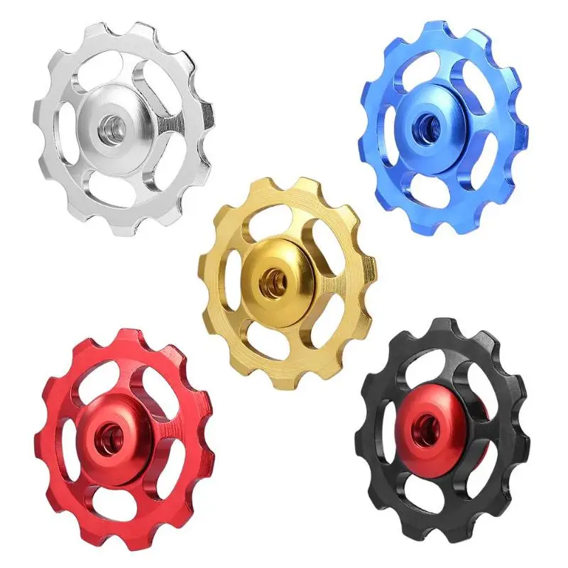 MTB 11T Bicycle Rear Derailleur Wheel Ceramic Bearing Pulley CNC Road Bike Guide Roller Idler Part Cycling Accessory
MTB 11T Bicycle Rear Derailleur Wheel Ceramic Bearing Pulley CNC Road Bike Guide Roller Idler Part Cycling Accessory