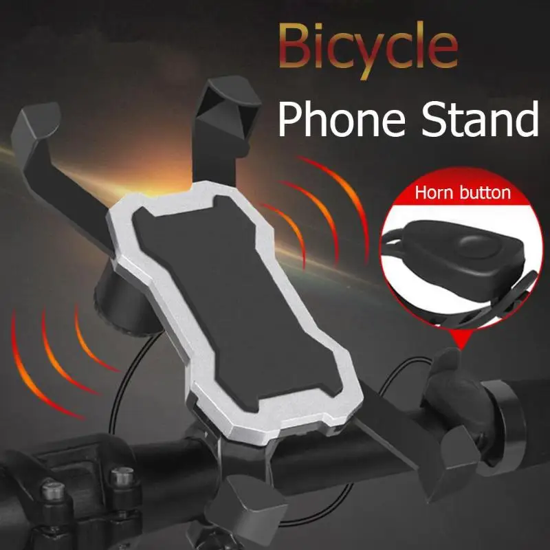 3.5 to 6.5inch Adjustable Phone Stand 360 Degree Rotation Bicycle Phone Holder MTB Bike Support Bracket with Horn
3.5 to 6.5inch Adjustable Phone Stand 360 Degree Rotation Bicycle Phone Holder MTB Bike Support Bracket with Horn