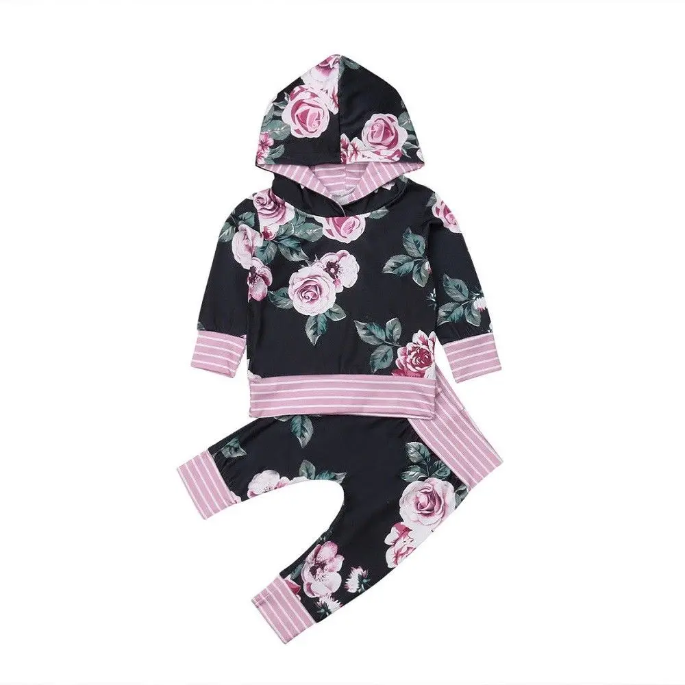 Cute Newborn Kid Baby Girl Clothes Set Long Sleeve Flower Hood Top Sweatshirt Pants Autumn Casual Baby Girl Outfits
Cute Newborn Kid Baby Girl Clothes Set Long Sleeve Flower Hood Top Sweatshirt Pants Autumn Casual Baby Girl Outfits