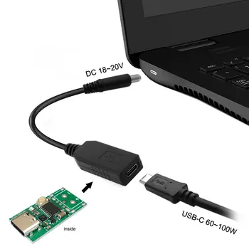 CYSM CY USB 3.1 Type C USB-C to DC 20V 7.4 5.0mm Dell HP Power Plug PD Emulator Trigger Charged Cable for Lap top
CYSM CY USB 3.1 Type C USB-C to DC 20V 7.4 5.0mm Dell HP Power Plug PD Emulator Trigger Charged Cable for Lap top