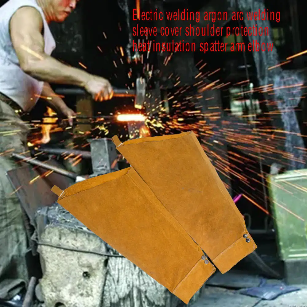 Electric Welding Argon Arc Welding Sleeves Shoulder Protection Professional Welder Sleeves Split Cowhide Leather Sleeves
Electric Welding Argon Arc Welding Sleeves Shoulder Protection Professional Welder Sleeves Split Cowhide Leather Sleeves