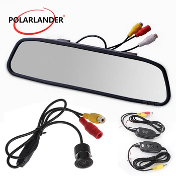 4.3 inch 480x234 Rearview Mirror Monitor backup Reverse parking camera wireless transmitter receiver kit
4.3 inch 480x234 Rearview Mirror Monitor backup Reverse parking camera wireless transmitter receiver kit