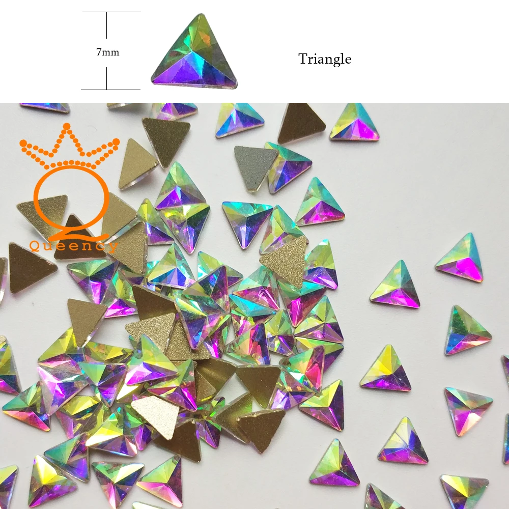 144pcs 7mm Crystal AB 3D Nails Charms Stone Manicure Jewelry Triangle Shape flatback with non hotfix strass nagel decorative
144pcs 7mm Crystal AB 3D Nails Charms Stone Manicure Jewelry Triangle Shape flatback with non hotfix strass nagel decorative