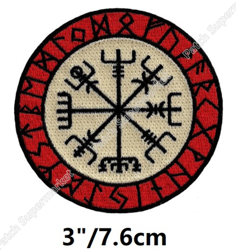 VIKING COMPASS PATCH Vegvisir IRON ON EMBROIDERED ICELANDIC NORSE RUNE FANCY badge for clothing goth clothes diy
VIKING COMPASS PATCH Vegvisir IRON ON EMBROIDERED ICELANDIC NORSE RUNE FANCY badge for clothing goth clothes diy