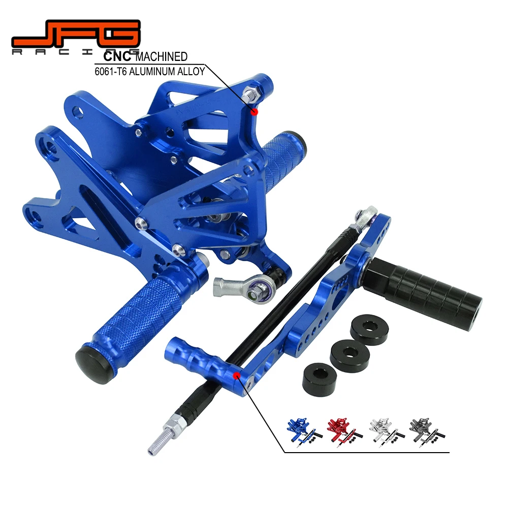 Motorcycle Aluminum CNC Adjustable Footpegs Foot Pegs Pedals Rest Rearset For YAMAHA YZFR1 YZF-R1 YZF R1 2009-2014 Street Bike
Motorcycle Aluminum CNC Adjustable Footpegs Foot Pegs Pedals Rest Rearset For YAMAHA YZFR1 YZF-R1 YZF R1 2009-2014 Street Bike