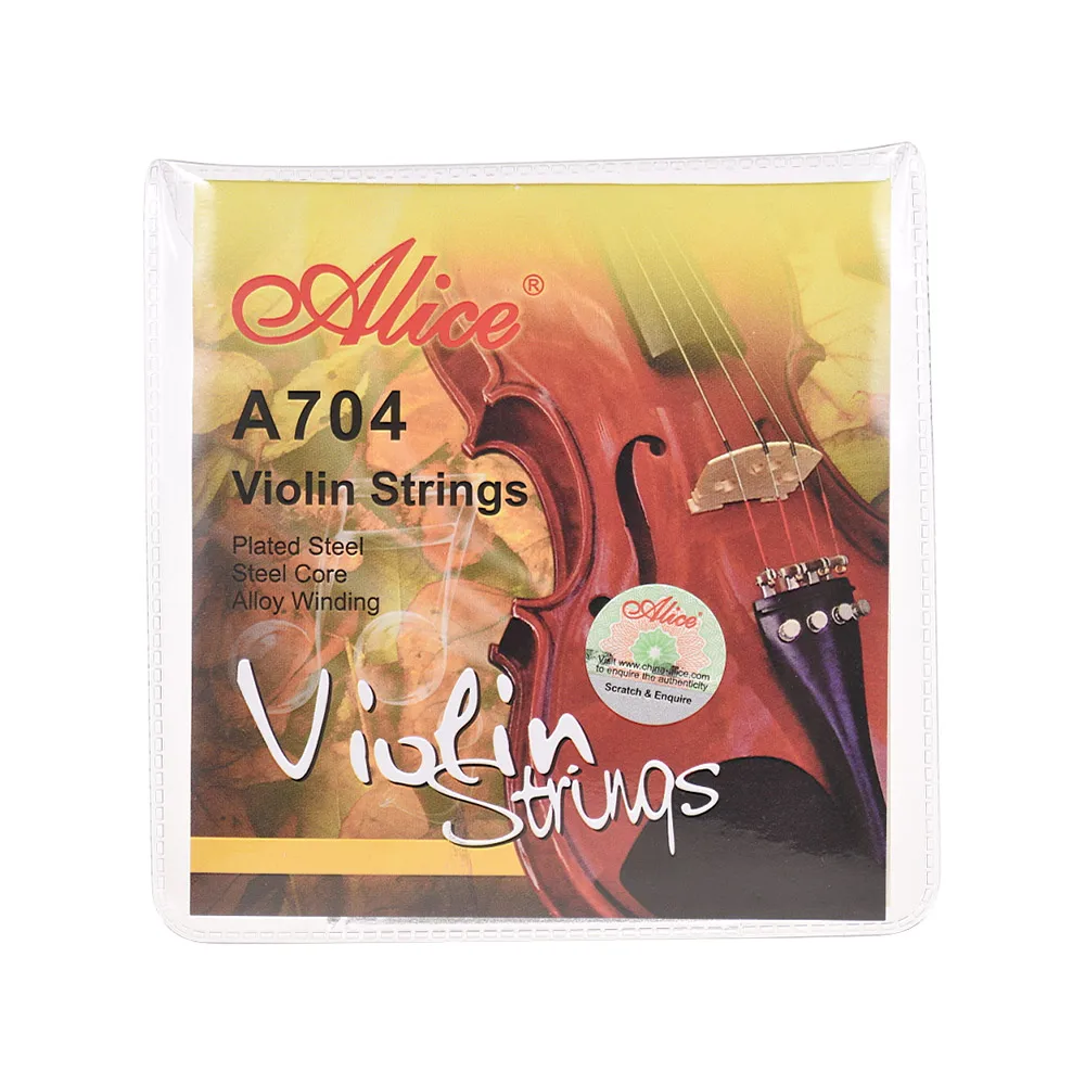 Alice A704 Universal Full Set (E-A-D-G)Violin Fiddle Strings Steel Core Al-Mg/ Ni-Fe Alloy Winding Violin Accessories Instrument
Alice A704 Universal Full Set (E-A-D-G)Violin Fiddle Strings Steel Core Al-Mg/ Ni-Fe Alloy Winding Violin Accessories Instrument