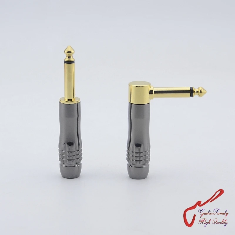 1 Piece GuitarFamily Brass Straight / Angled 1/4" ( 6.35MM ) Mono Jack Plug Connector ( #0508 ) MADE IN KOREA
1 Piece GuitarFamily Brass Straight / Angled 1/4" ( 6.35MM ) Mono Jack Plug Connector ( #0508 ) MADE IN KOREA