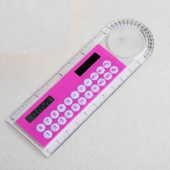 200pcs Color Random Hot Selling Solar Mini Calculator Magnifier Multifunction 10cm Ultra-thin Ruler Calculadora Office Supplies
200pcs Color Random Hot Selling Solar Mini Calculator Magnifier Multifunction 10cm Ultra-thin Ruler Calculadora Office Supplies
