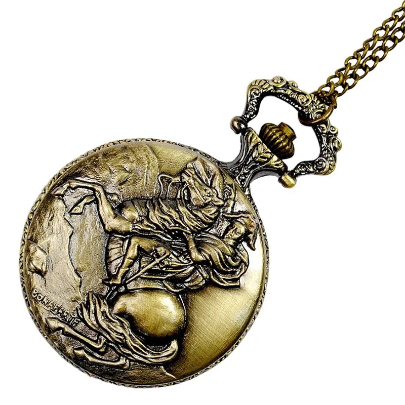 Retro fashion palace style personality knight pocket watch classical large flip pocket watch
Retro fashion palace style personality knight pocket watch classical large flip pocket watch