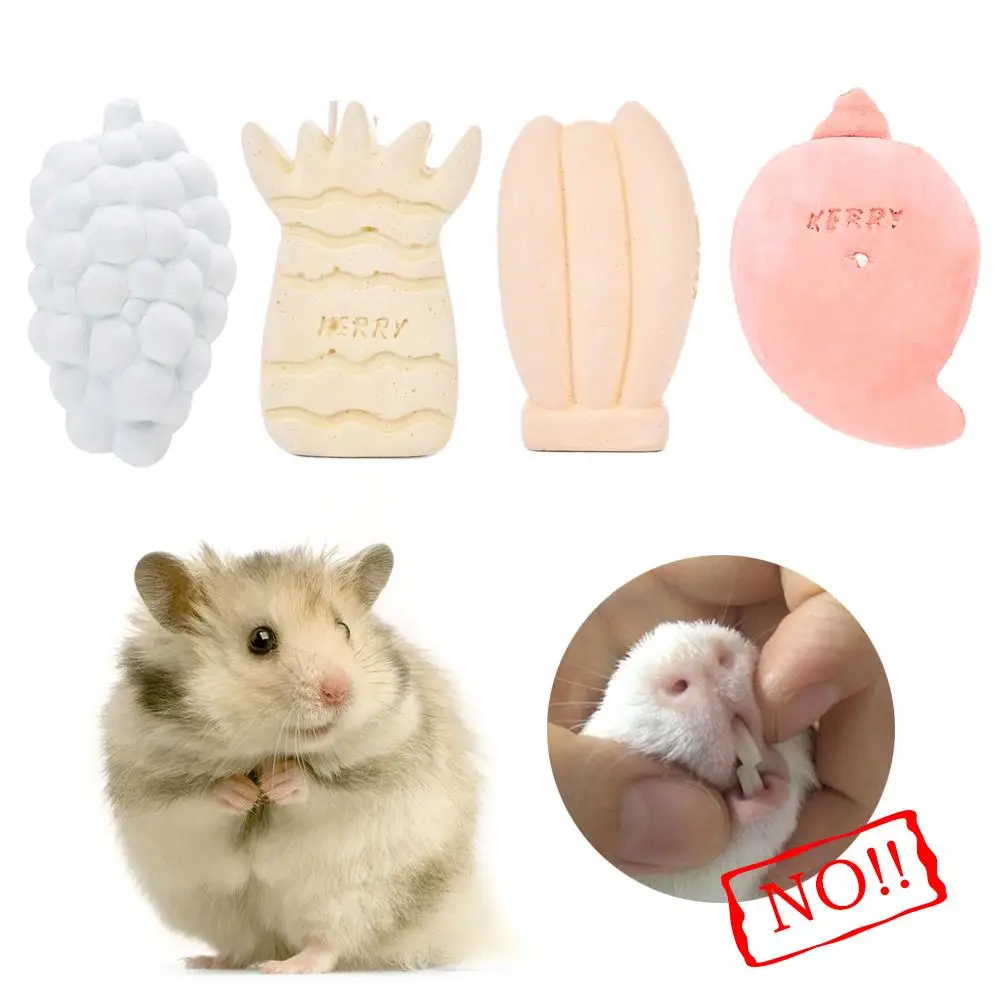 Маленького питомца кролика рот минералов камень для зубов фрукты Форма Pet Камень