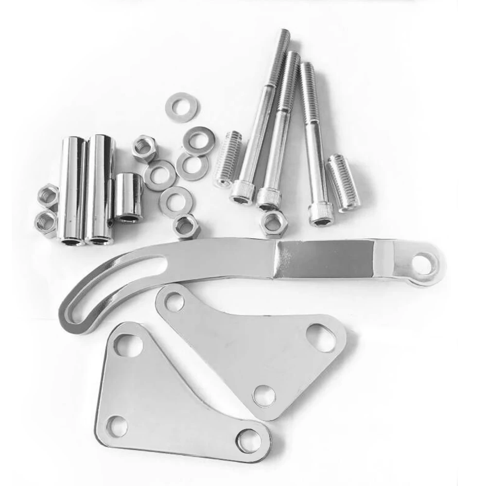 Power Steering Pump Mounting Bracket Small Block Chrome SWP LWP for Chevy GM SBC 350 Car Accessories
Power Steering Pump Mounting Bracket Small Block Chrome SWP LWP for Chevy GM SBC 350 Car Accessories