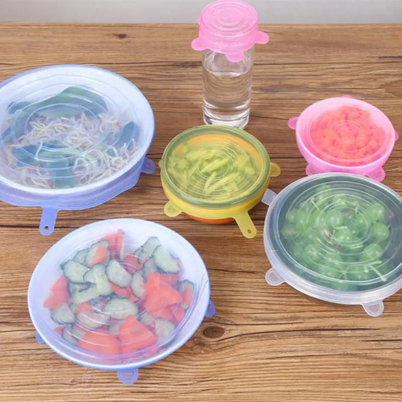 Multifunction Silicone Fresh Cover Plastic Wrap Universal Pot Lid Seal Covers Food Grade Silicone Cover Kitchen Supplies
Multifunction Silicone Fresh Cover Plastic Wrap Universal Pot Lid Seal Covers Food Grade Silicone Cover Kitchen Supplies
