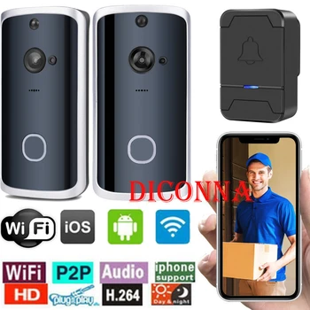 Wireless Video Doorbell M13 Smart Video Wireless WiFi Home Door Bell IR Camera Record Security System Max 32GB TF 
Wireless Video Doorbell M13 Smart Video Wireless WiFi Home Door Bell IR Camera Record Security System Max 32GB TF