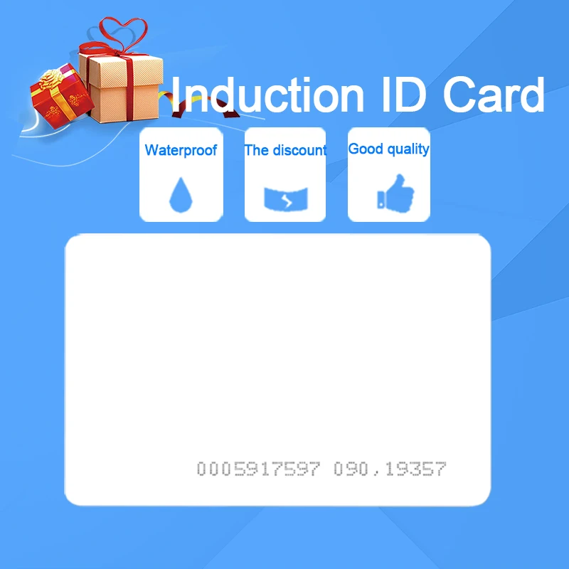 Eseye 10pcs RFID Card EM ID Card EM4100/4102 Reaction Key ID Card 125KHZ Fit For Finerprint Access Control Card Time Attendance
Eseye 10pcs RFID Card EM ID Card EM4100/4102 Reaction Key ID Card 125KHZ Fit For Finerprint Access Control Card Time Attendance