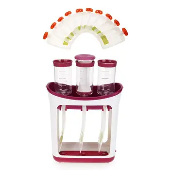 Baby Food Maker Set Squeeze Juice Station Baby Feeding Food pouche Organination Storage Containers Fruit puree Packing machine
Baby Food Maker Set Squeeze Juice Station Baby Feeding Food pouche Organination Storage Containers Fruit puree Packing machine