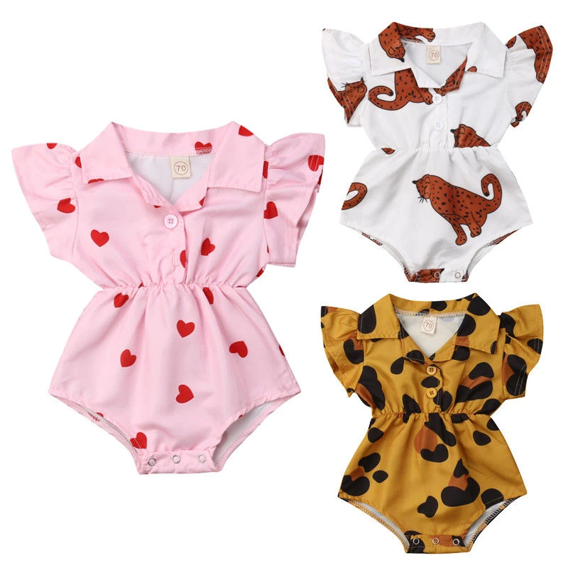 Summer Newborn Baby Bodysuits Fashion Animal Print Ruffle Jumpsuit Cotton Bodysuit Baby Outfit Girls Jumpsuit One Piece Clothes
Summer Newborn Baby Bodysuits Fashion Animal Print Ruffle Jumpsuit Cotton Bodysuit Baby Outfit Girls Jumpsuit One Piece Clothes