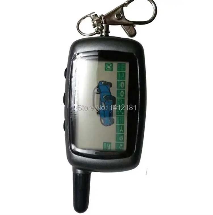 Wholesale Russian A9 LCD Remote Control Key Fob for Starline A9 Keychain Twage Two Way Car Alarm System / It also fits A6
Wholesale Russian A9 LCD Remote Control Key Fob for Starline A9 Keychain Twage Two Way Car Alarm System / It also fits A6