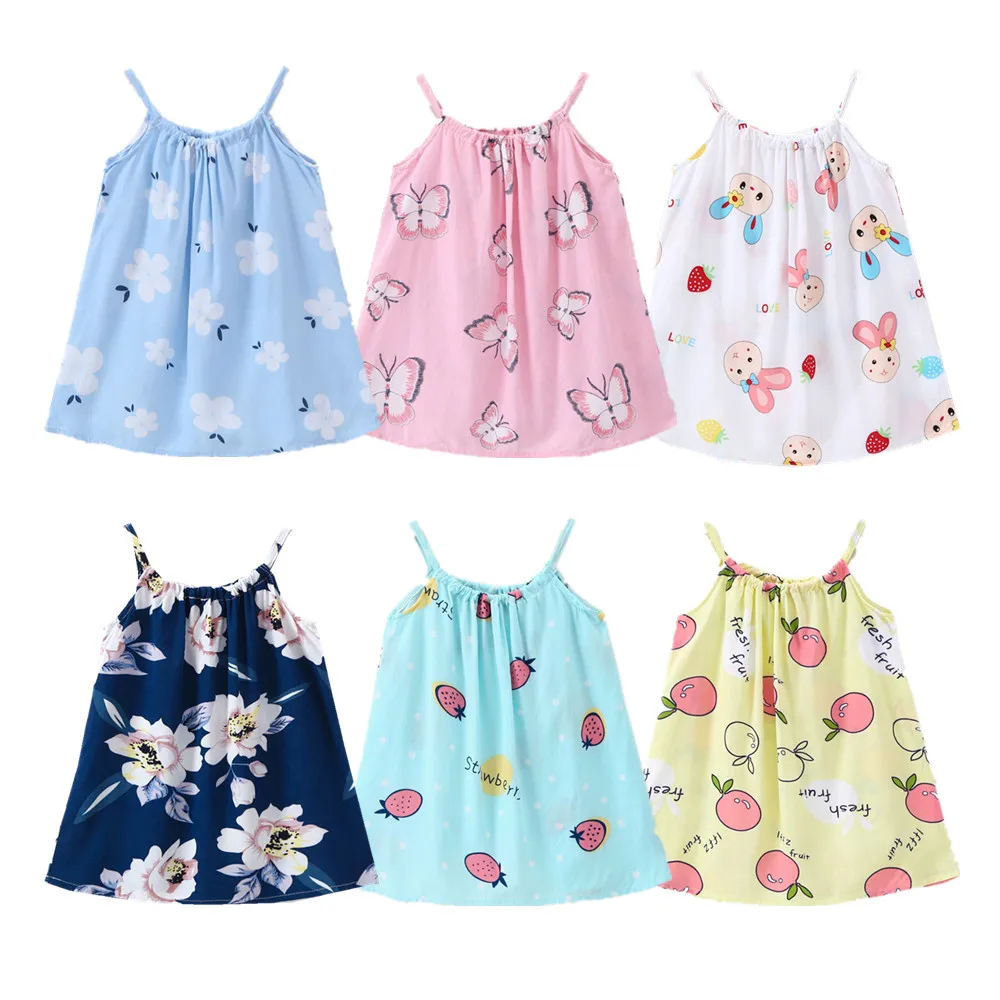 1-6 Years Baby Girls Dresses Clothes Kids Sleeveless Princess Dress Summer Girl Clothing 2019 Children Print Flower Dress Outfit
1-6 Years Baby Girls Dresses Clothes Kids Sleeveless Princess Dress Summer Girl Clothing 2019 Children Print Flower Dress Outfit