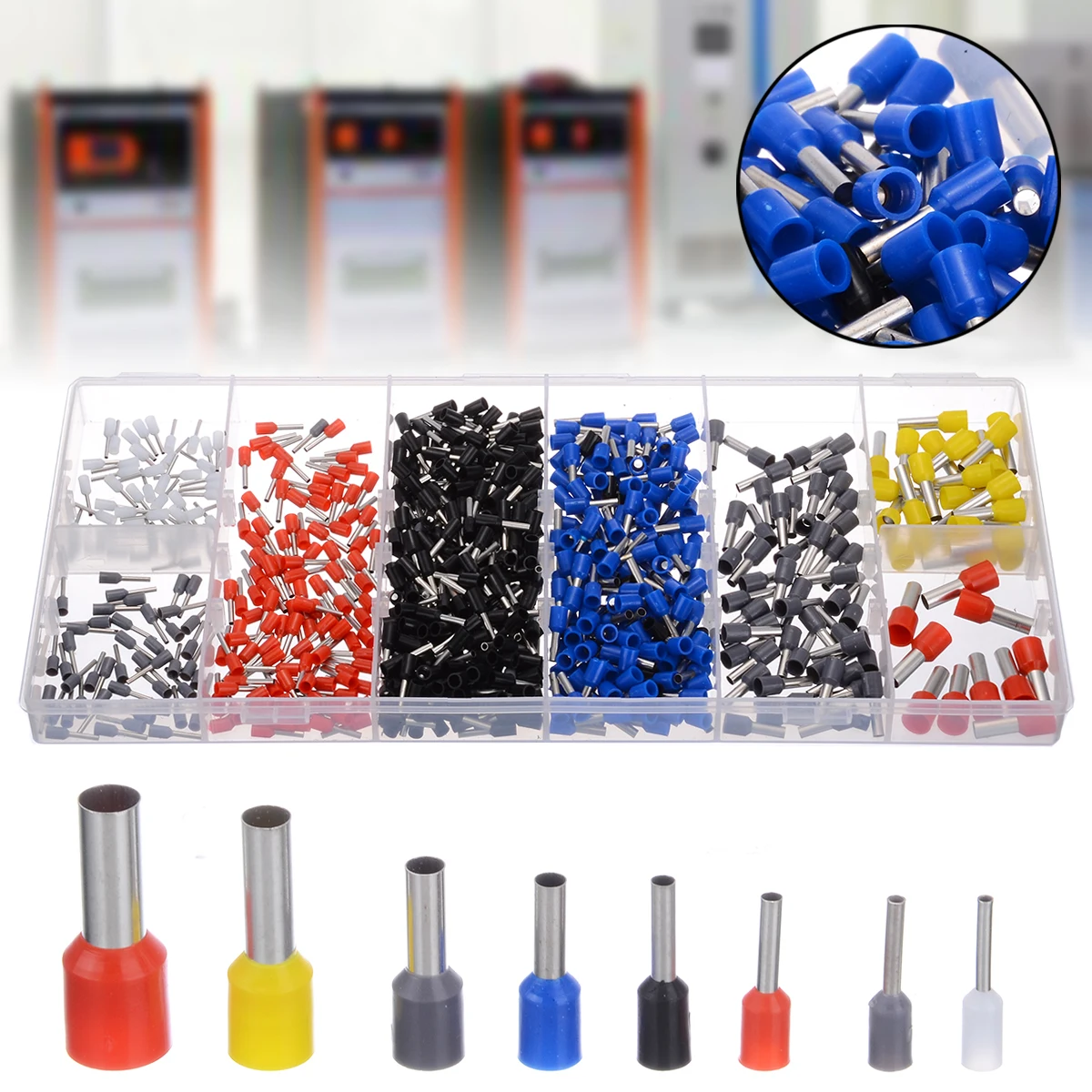 685pcs/kit Wire End Ferrule Assortment Insulated 0.5-10mmІ End Sleeve Cable Lugs Electrical Crimp Terminator
685pcs/kit Wire End Ferrule Assortment Insulated 0.5-10mmІ End Sleeve Cable Lugs Electrical Crimp Terminator