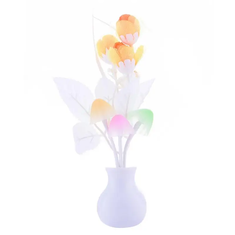 Tulip Vase Light Sensor Night Lights Colorful Nightlights Home Bedroom Decor 3 LED Night Light Lamp
Tulip Vase Light Sensor Night Lights Colorful Nightlights Home Bedroom Decor 3 LED Night Light Lamp