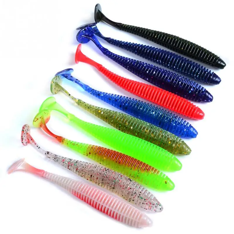 10PCS 8.5cm Floating Soft Bug T Luya Silicone Fishing Lures Bait Set Lure Bait With Hooks For Fishing
10PCS 8.5cm Floating Soft Bug T Luya Silicone Fishing Lures Bait Set Lure Bait With Hooks For Fishing