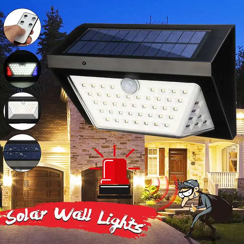 Motion Sensor Detector Solar Light Home Security Alarm System Kit Voice Alarm with Solar Powered Human Body Induction Lamp 450LM 
Motion Sensor Detector Solar Light Home Security Alarm System Kit Voice Alarm with Solar Powered Human Body Induction Lamp 450LM
