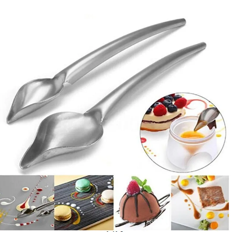 2 Pcs Decor Spoon Stainless Steel Multi-use Cake Floral Tool Chef Culinary Drawing Spoons Cake Decorating Tool Baking
2 Pcs Decor Spoon Stainless Steel Multi-use Cake Floral Tool Chef Culinary Drawing Spoons Cake Decorating Tool Baking