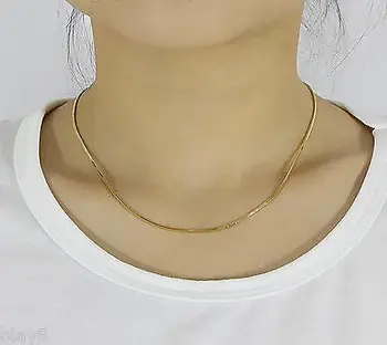 New Pure Au750 18K Yellow Gold Women Men 1.5mm Milan Link Necklace 16inch 
New Pure Au750 18K Yellow Gold Women Men 1.5mm Milan Link Necklace 16inch