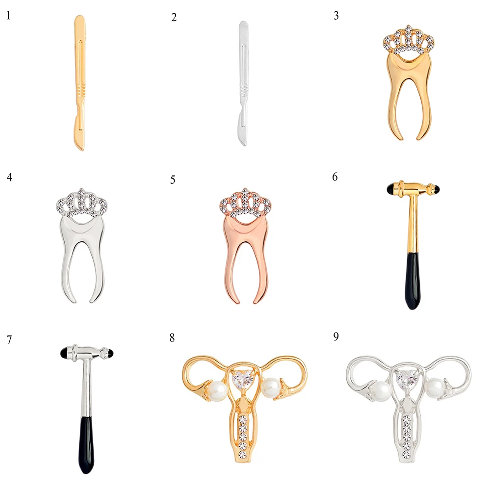 Medical Brooches Collection Scalpel Pins Gold Silver Jewelry Doctor Nurse Funny Tooth Gifts Clothes Brooches Jewelry Accessory
Medical Brooches Collection Scalpel Pins Gold Silver Jewelry Doctor Nurse Funny Tooth Gifts Clothes Brooches Jewelry Accessory