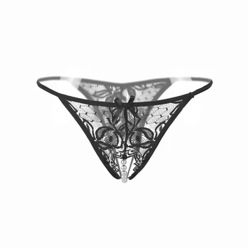AIIOU Women Sexy Panties Lace Thongs G Strings Underwear Floral Erotic Low Waist Intimates Pearl Transparent Thong Underwear
AIIOU Women Sexy Panties Lace Thongs G Strings Underwear Floral Erotic Low Waist Intimates Pearl Transparent Thong Underwear