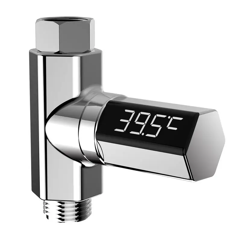 1/2" Digital Shower Thermometer with 360 Degree Rotatable LED Screen Waterproof Accurate/ Visual Water Temperature Sensor Tool
1/2" Digital Shower Thermometer with 360 Degree Rotatable LED Screen Waterproof Accurate/ Visual Water Temperature Sensor Tool