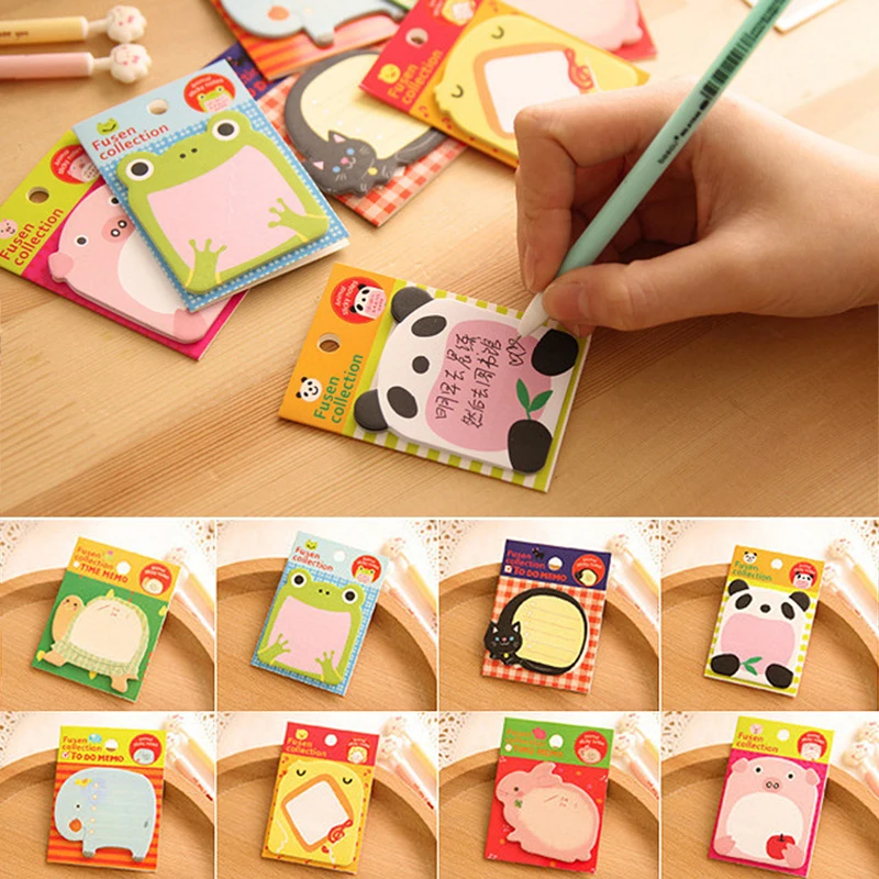 Sticker Paper Popular Memo Pad Cute office 1PC Animal Series School Supplies DIY Hot Sale Sticky Notes Bookmark High Quality
Sticker Paper Popular Memo Pad Cute office 1PC Animal Series School Supplies DIY Hot Sale Sticky Notes Bookmark High Quality