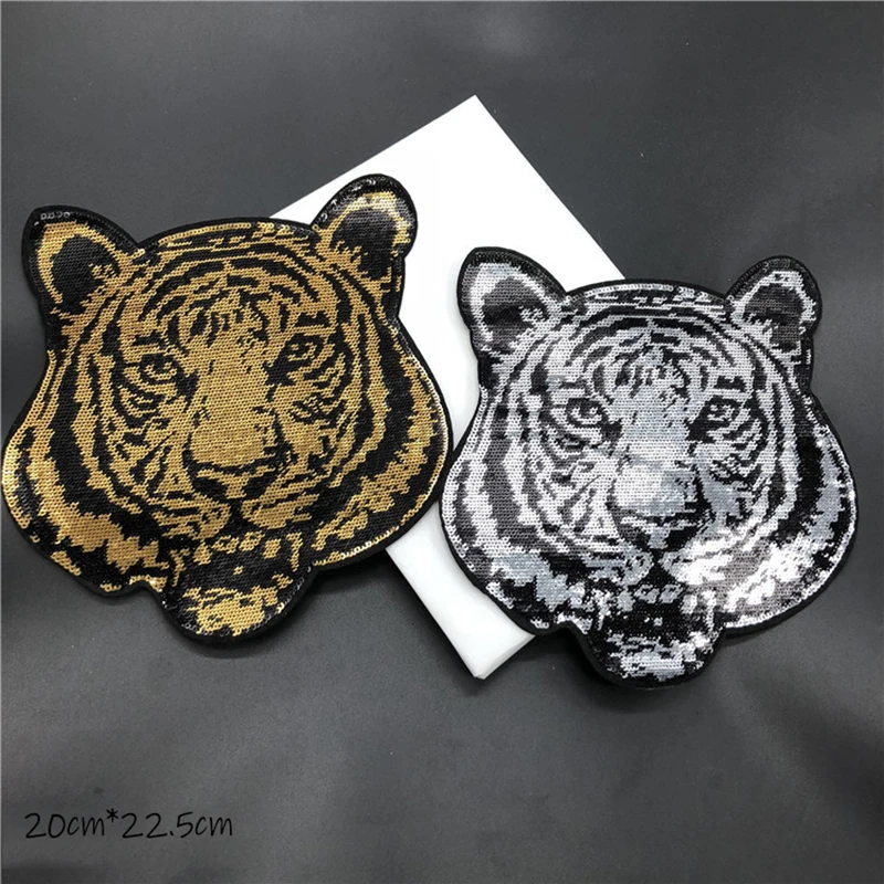 Buena suerte New Tiger Sequin Patch Iron on Cartoon Patches Rainbow Horse DIY Sewing Accessories Decoration for Clothes Badge
Buena suerte New Tiger Sequin Patch Iron on Cartoon Patches Rainbow Horse DIY Sewing Accessories Decoration for Clothes Badge