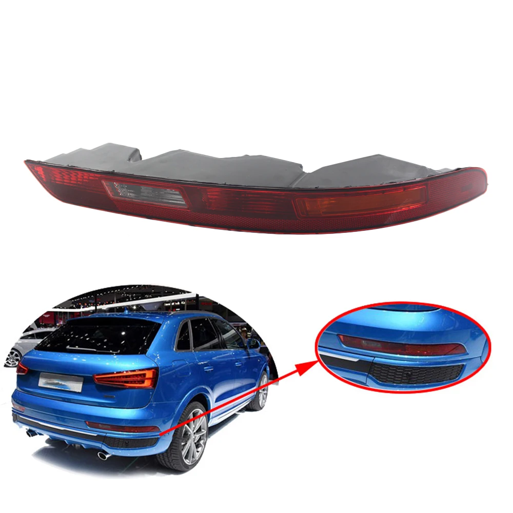 Left Rear Bumper Light RED Tail Fog Light Bumper Side Marker Reflector Replacement Housing Compatible for Audi Q3 16-18
Left Rear Bumper Light RED Tail Fog Light Bumper Side Marker Reflector Replacement Housing Compatible for Audi Q3 16-18