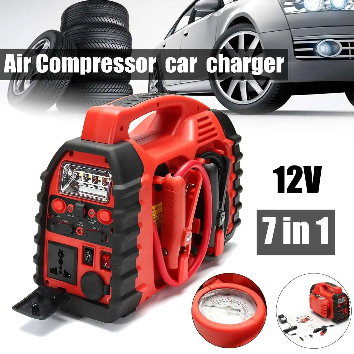 7 In 1/ 6 In 1 12V Multifunation Air Compressor Air Compressor Car Charger Battery Jump Starter Portable Boost
7 In 1/ 6 In 1 12V Multifunation Air Compressor Air Compressor Car Charger Battery Jump Starter Portable Boost