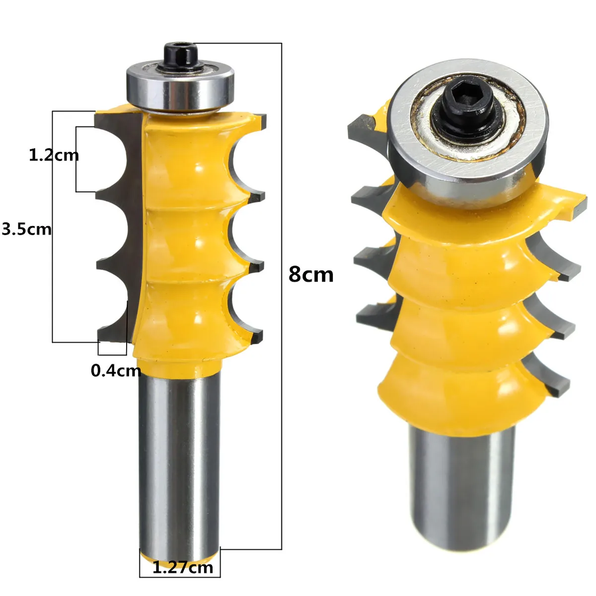 1Pcs Triple Bead Router Bit 1/2'' Shank Column Face Molding Bit Woodworking Milling Cutter
1Pcs Triple Bead Router Bit 1/2'' Shank Column Face Molding Bit Woodworking Milling Cutter