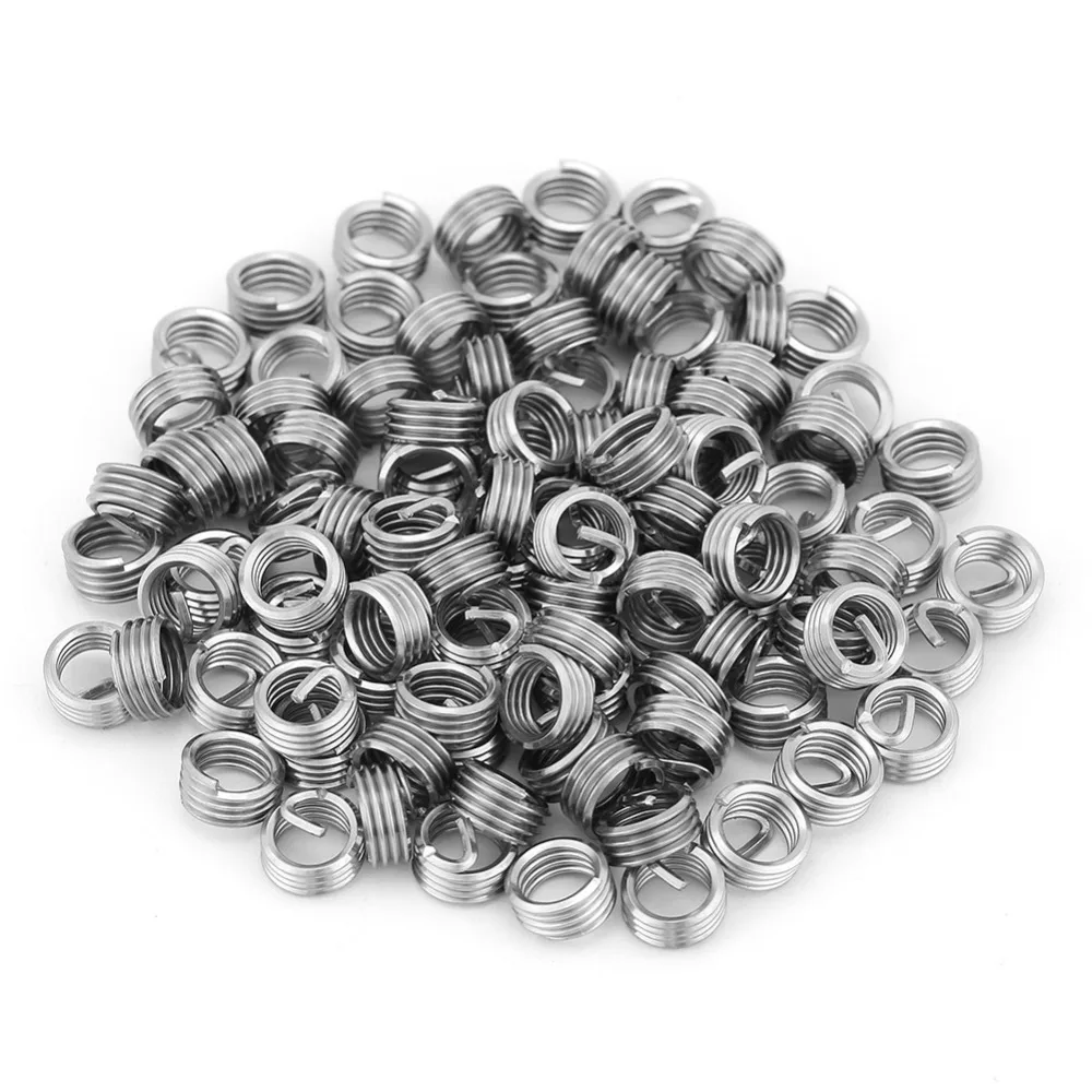 100Pcs Stainless Steel Thread Inserts Coiled Wire Insert Helical Screw Repair Insert Kit M6 x 1.0 x 1D Length Clearance Sale
100Pcs Stainless Steel Thread Inserts Coiled Wire Insert Helical Screw Repair Insert Kit M6 x 1.0 x 1D Length Clearance Sale