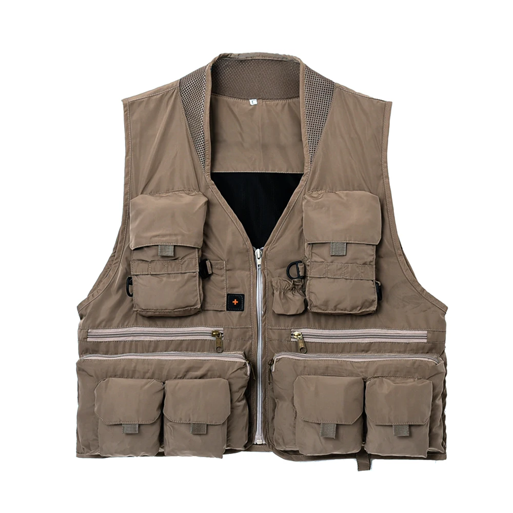 Quick Dry Fly Fishing Hunting Vest Summer Breathable Fishing Multi-Pocket Jacket with Mesh Lining for Angler
Quick Dry Fly Fishing Hunting Vest Summer Breathable Fishing Multi-Pocket Jacket with Mesh Lining for Angler
