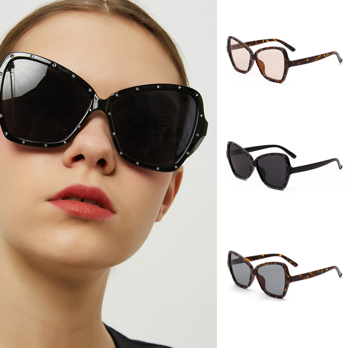2019 Oversized Sunglasses Cat Eye Big Wide Butterfly Type Temple Fashion Shades UV400 Vintage Brand Glasses Oculos
2019 Oversized Sunglasses Cat Eye Big Wide Butterfly Type Temple Fashion Shades UV400 Vintage Brand Glasses Oculos