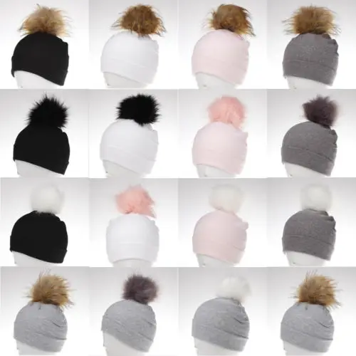 2019 Baby Hat Faux Fur Baby Cap Cotton Pompom Bobble Hat For Kids Winter Boys And Girls Caps Artificial Fur Children's Hats
2019 Baby Hat Faux Fur Baby Cap Cotton Pompom Bobble Hat For Kids Winter Boys And Girls Caps Artificial Fur Children's Hats