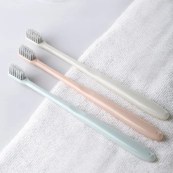 2019 New Silver Ion Bristles Toothbrush Nordic Style Antimicrobial Slim tTapered Polyester Floss Bristle Adult Toothbrush 3pcs
2019 New Silver Ion Bristles Toothbrush Nordic Style Antimicrobial Slim tTapered Polyester Floss Bristle Adult Toothbrush 3pcs