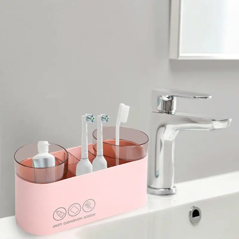 Simple Design Couple Toothbrush Holder set Bathroom Toothpaste Storage Rack Organizer with Cup Home Bathroom Accessories
Simple Design Couple Toothbrush Holder set Bathroom Toothpaste Storage Rack Organizer with Cup Home Bathroom Accessories