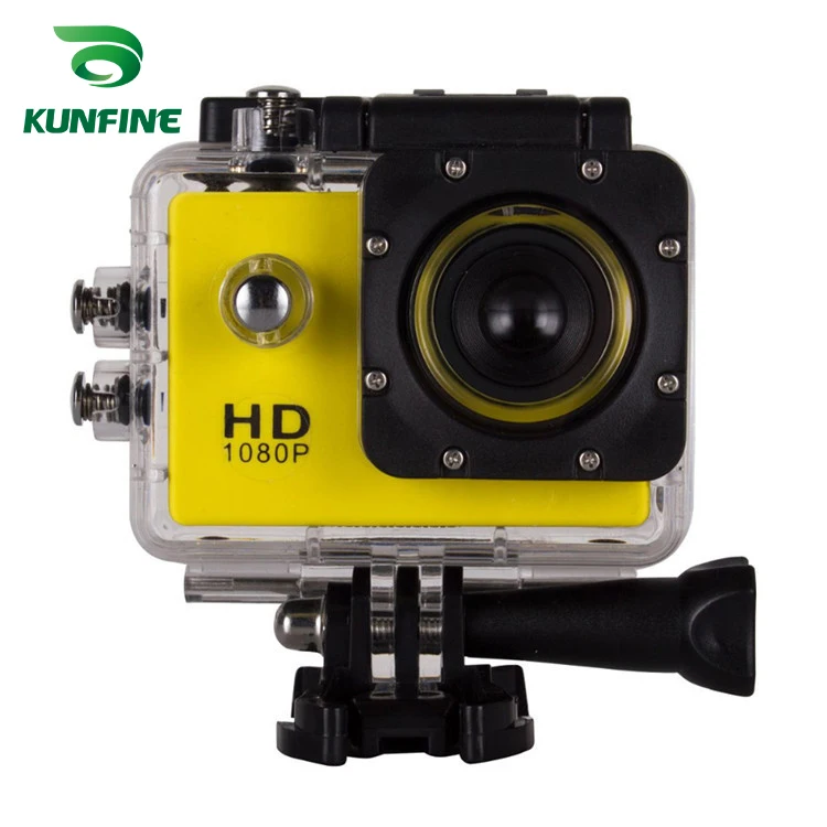 

KUNFINE MINI HD Sports DV Action Camcorder Sport Recorder 2.0" Screen 170 CMOS-Sensor Waterproof 7 Colors SJ4000-P