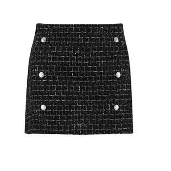 Women Ladies Fashion Buttons High Waist Wool Mini Skirt A-Line Skirt Wrap Clubwear Skirts Black
Women Ladies Fashion Buttons High Waist Wool Mini Skirt A-Line Skirt Wrap Clubwear Skirts Black